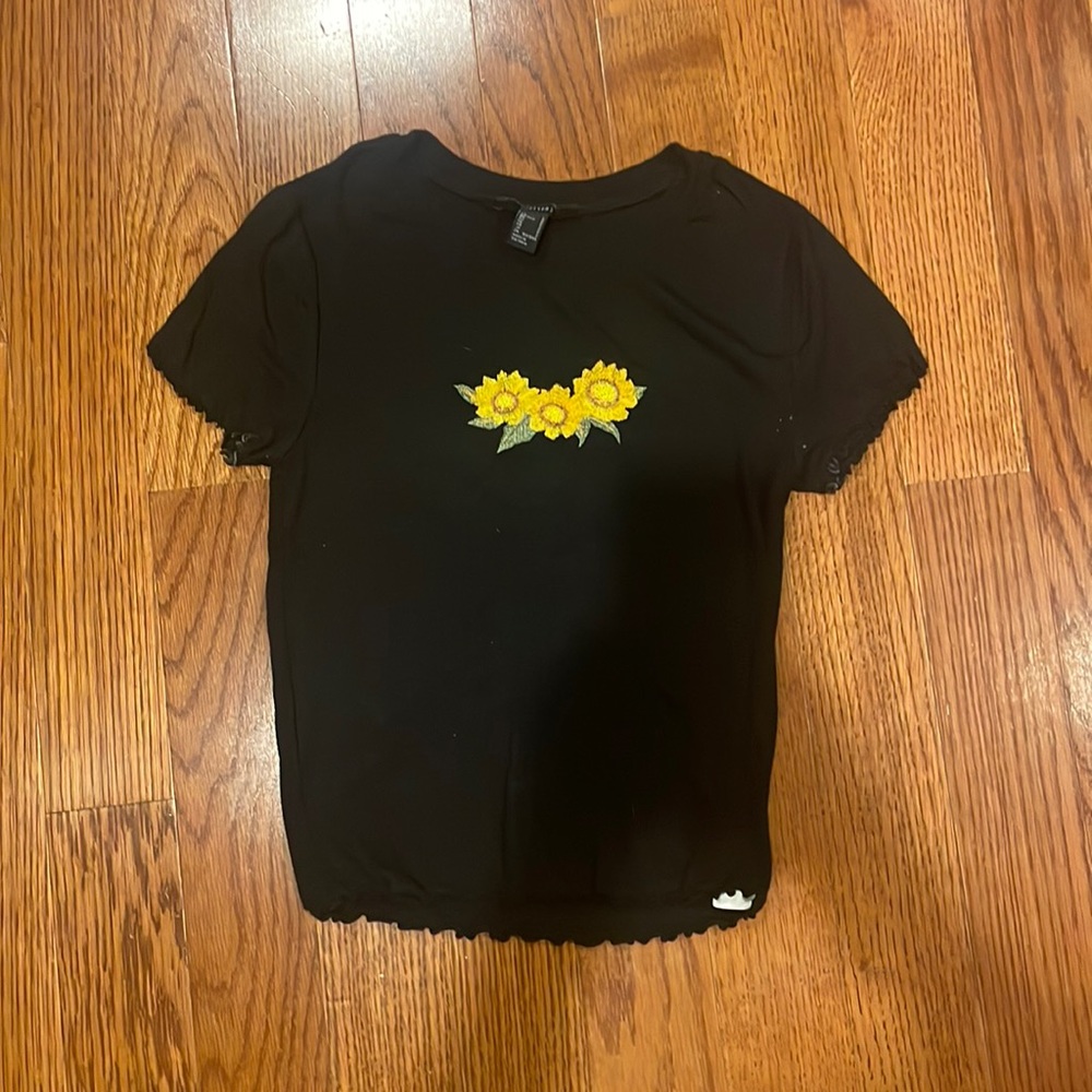 Sunflower Crop Top
